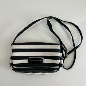 Marc by Marc Jacobs Black and White Striped Bag